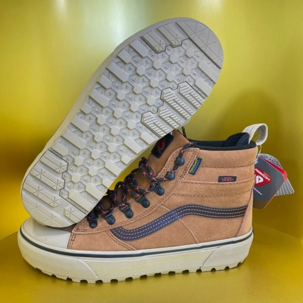 VANS SK8-Hi MTE-2 Primaloft Suede Brown Boots Men's   Size MEN 9 ,Women10.5